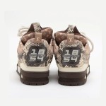Louis Vuitton スケートスニーカー ブラウン スネークスキン - ラグジュアリー限定版 Louis Vuitton スケートスニーカー ブラウン スネークスキン 1ABMG5 - 高級デザイナースニーカー