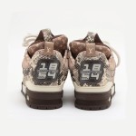 Louis Vuitton スケートスニーカー ブラウン 1ABMG5 Louis Vuitton スケートスニーカー ブラウン 1ABMG5 - 高級パイソンレザースケートシューズ