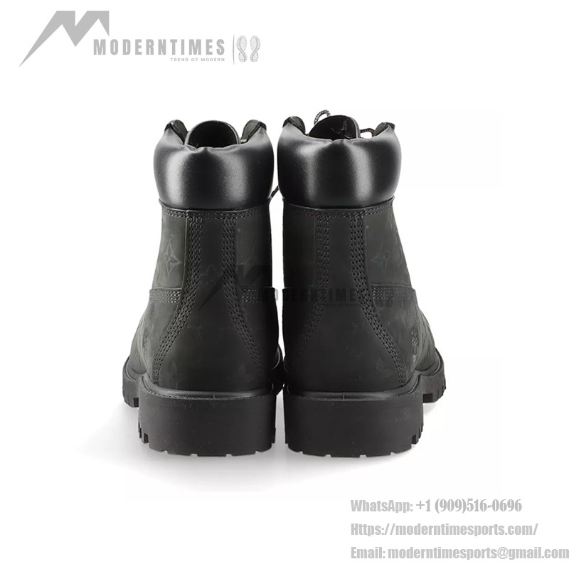 Louis Vuitton Timberland 6インチ アンクルブーツ ブラック 1AD75A Louis Vuitton Timberland 6インチ アンクルブーツ ブラック 1AD75A - 限定モノグラムレザーブーツ