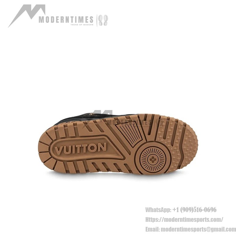 Louis Vuitton トレーナー マキシ ブラック ブラウン スエード 1ABM30 Louis Vuitton トレーナー マキシ ブラック ブラウン スエード 1ABM30 - 高級チャンキースニーカー