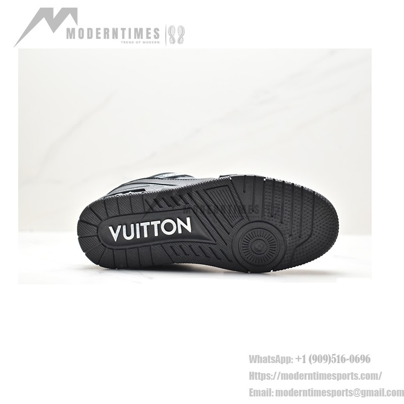 Louis Vuitton トレーナー マキシ ロースニーカー ブラック 1AAREU Louis Vuitton トレーナー マキシ ロースニーカー ブラック 1AAREU - 高級モノグラムレザースニーカー