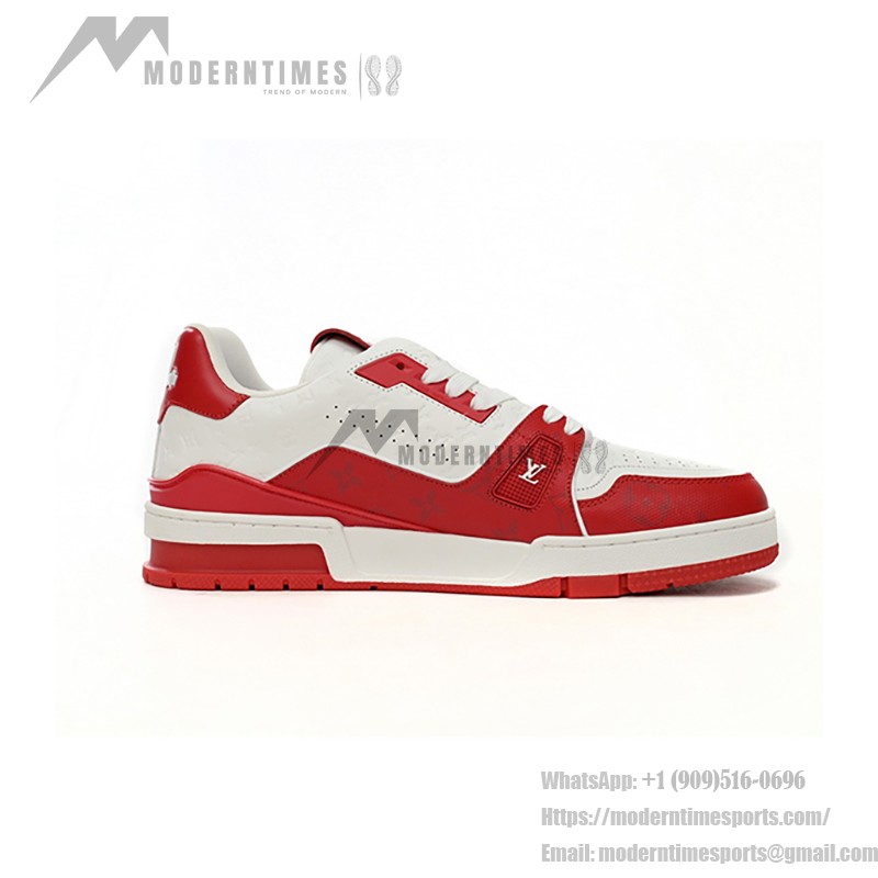 Louis Vuitton トレーナー シグネチャー レッド ホワイト 1AANFJ Louis Vuitton トレーナー シグネチャー レッド ホワイト 1AANFJ - 高級レザースニーカー