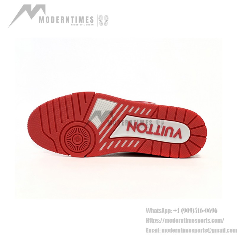 Louis Vuitton トレーナー シグネチャー レッド ホワイト 1AANFJ Louis Vuitton トレーナー シグネチャー レッド ホワイト 1AANFJ - 高級レザースニーカー