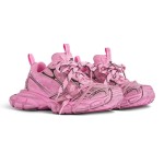 Balenciaga 3XL スニーカー - ストリートスタイルのための大胆なピンクとブラックデザイン、快適な履き心地 Balenciaga 3XL スニーカー - ピンクとブラック、大胆なストリートスタイルシューズ