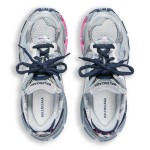 Balenciaga レディース ランナー スニーカー - ストリートスタイルに最適な快適さと未来的デザイン Balenciaga レディース ランナー スニーカー - 未来的なマルチカラーデザイン
