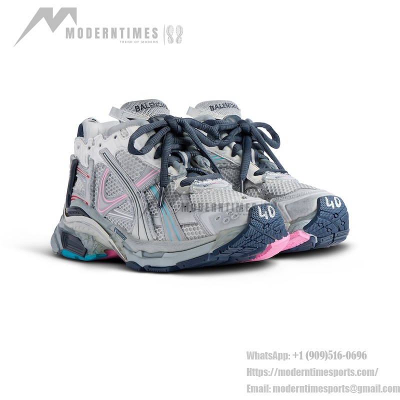 Balenciaga レディース ランナー スニーカー - ストリートスタイルに最適な快適さと未来的デザイン Balenciaga レディース ランナー スニーカー - 未来的なマルチカラーデザイン