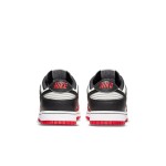 NBA x Nike Dunk Low EMB “Chicago” バスケットボールシューズ | プレミアム 赤黒レザー NBA x Nike Dunk Low EMB “Chicago” バスケットボールシューズ - プレミアム 赤黒デザイン