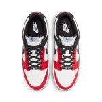 NBA x Nike Dunk Low EMB “Chicago” バスケットボールシューズ | プレミアム 赤黒レザー NBA x Nike Dunk Low EMB “Chicago” バスケットボールシューズ - プレミアム 赤黒デザイン