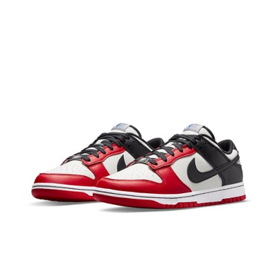 NBA x Nike Dunk Low EMB “Chicago” クラシックレッド・ブラック バスケットボールシューズ - プレミアムレザー、スタイリッシュで快適、シカゴブルズの伝説に敬意を表す