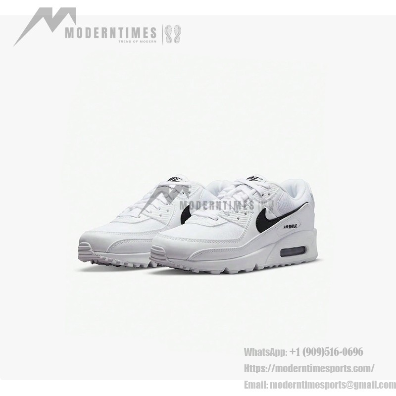 Nike Air Max 90 Essential 'ホワイト/ブラック' 325213-131 - クリーンなデザインと優れた快適さ Nike Air Max 90 Essential 'ホワイト/ブラック' 325213-131 - クリーンなホワイトスニーカーとブラックアクセント