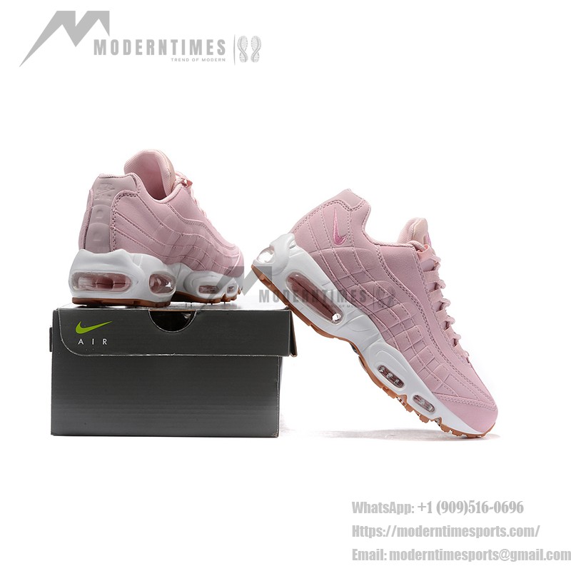Nike Air Max 95 919924-600 ピンククラシックスニーカー Nike Air Max 95 919924-600 ソフトピンククラシックスニーカー