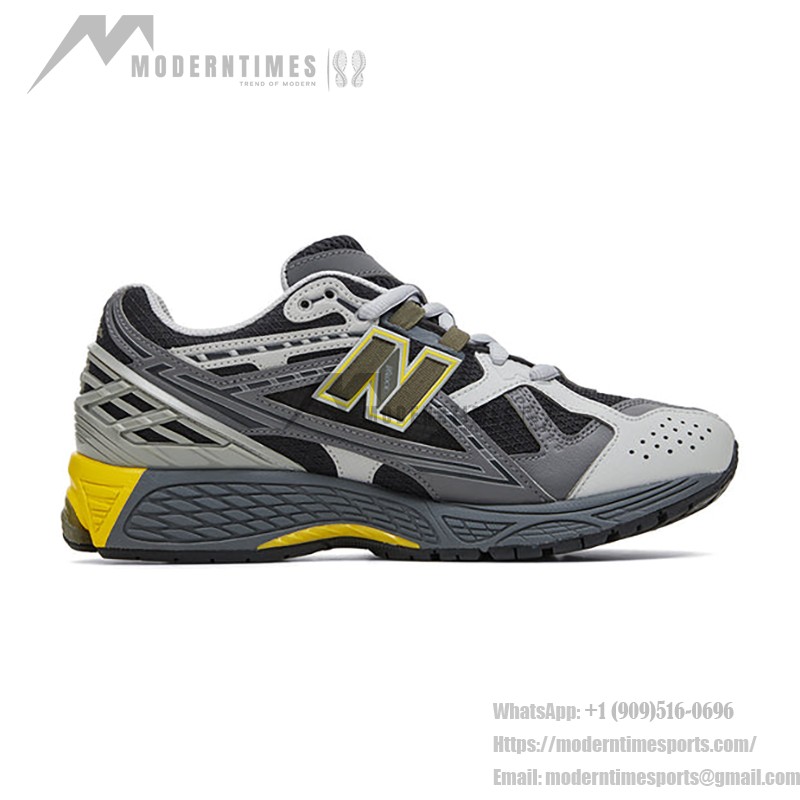 New Balance 1906R M1906NA レトロランニングシューズ - クラシックなグレー×イエロー New Balance 1906R M1906NA レトロランニングシューズ - グレー×イエロー クッション性抜群のスタイリッシュスニーカー