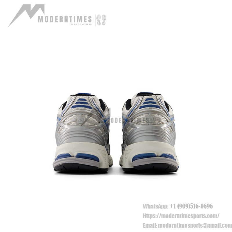 New Balance 1906R M1906REB レトロランニングシューズ - クラシックなホワイト×ブルー×シルバー New Balance 1906R M1906REB レトロランニングシューズ - ホワイト×ブルー×シルバー 優れたクッション性と通気性