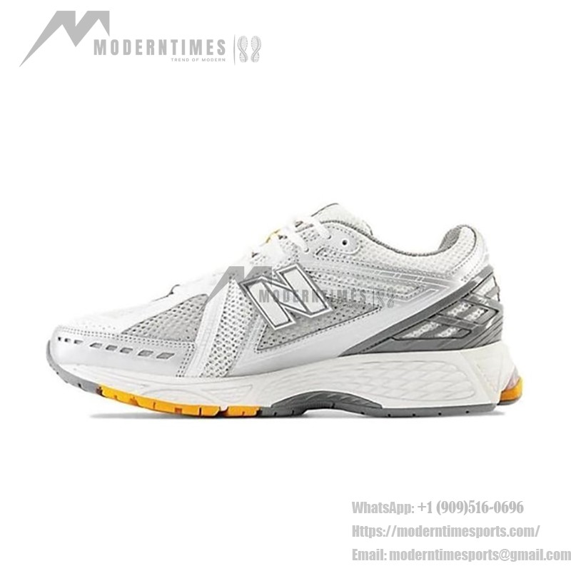 New Balance 1906R ホワイトシルバーオレンジ スニーカー – スタイリッシュ & 軽量 New Balance 1906R ホワイトシルバーオレンジ レトロ ランニングシューズ - M1906RWM