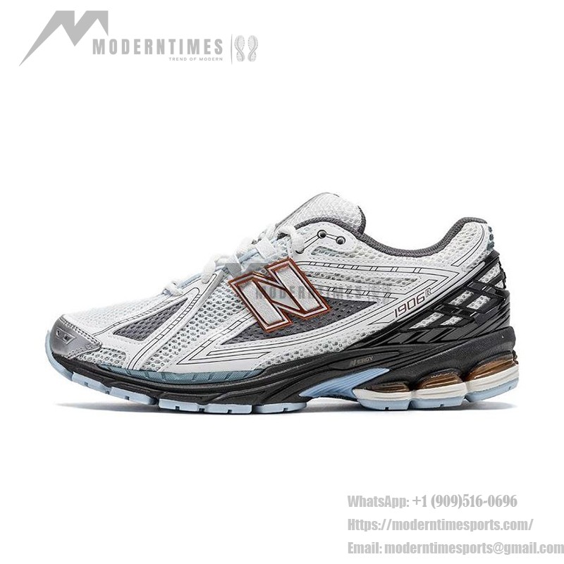 New Balance 1906R ホワイトブラックカッパー スニーカー – スタイリッシュ & 通気性 New Balance 1906R ホワイトブラックカッパー レトロ ランニングシューズ - M1906RBO