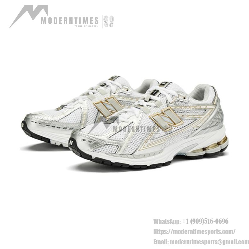 New Balance 1906R ホワイトシルバーゴールド スニーカー – 軽量 & おしゃれ New Balance 1906R ホワイトシルバーゴールド レトロ ランニングシューズ - M1906RI