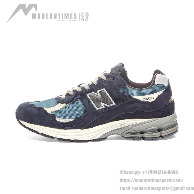 New Balance 2002R Protection Pack Dark Navy M2002RDF – スタイリッシュで快適 New Balance 2002R Protection Pack Dark Navy M2002RDF スニーカー – スエードとメッシュデザイン
