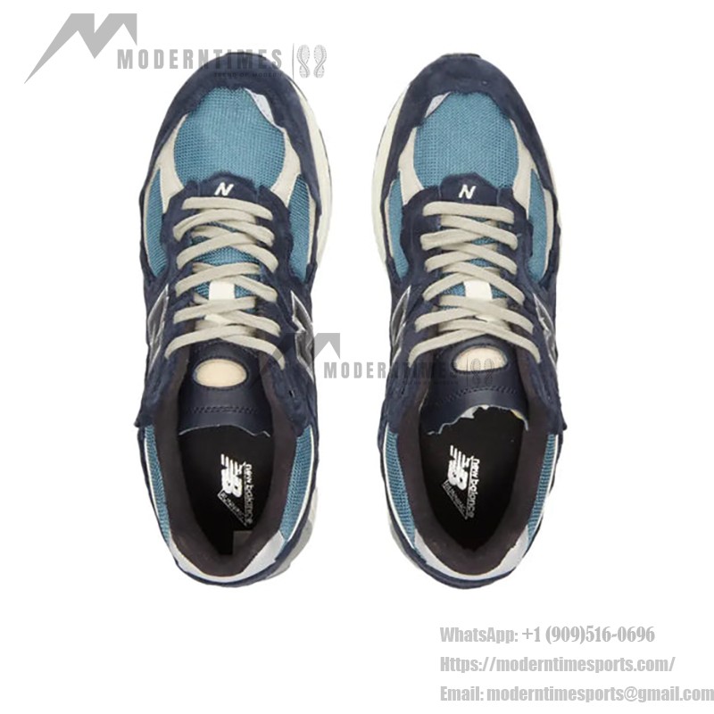 New Balance 2002R Protection Pack Dark Navy M2002RDF – スタイリッシュで快適 New Balance 2002R Protection Pack Dark Navy M2002RDF スニーカー – スエードとメッシュデザイン