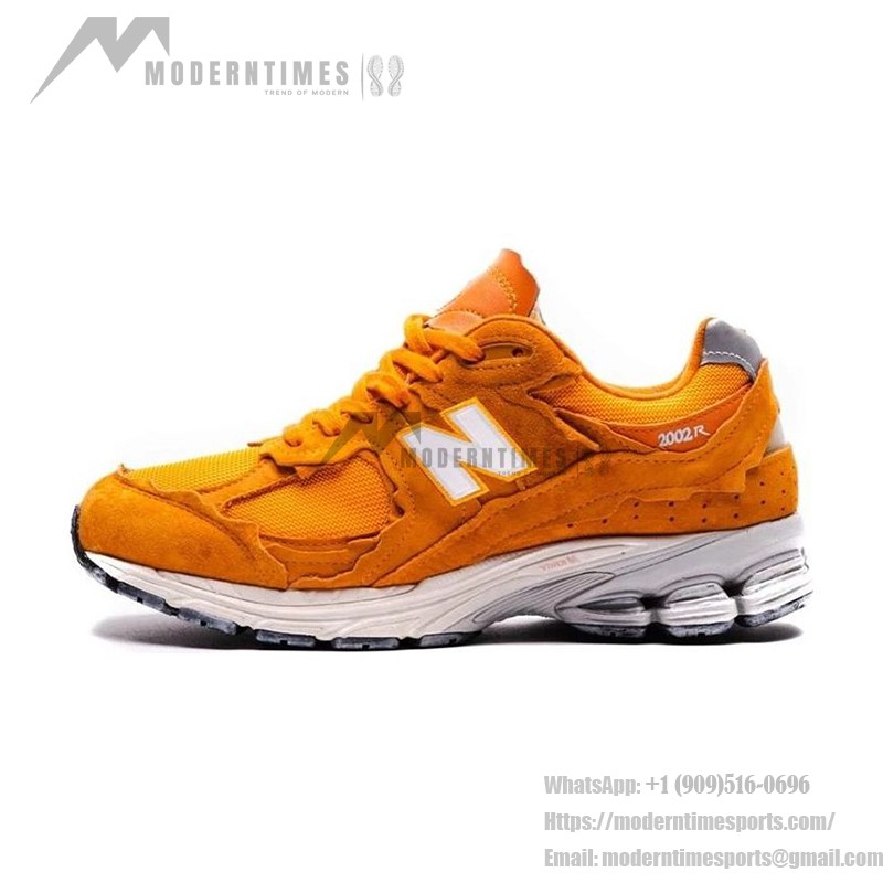 New Balance 2002R Protection Pack Vintage Orange M2002RDE – スタイリッシュで快適なスニーカー New Balance 2002R Protection Pack Vintage Orange M2002RDE スニーカー – スエードとメッシュデザイン