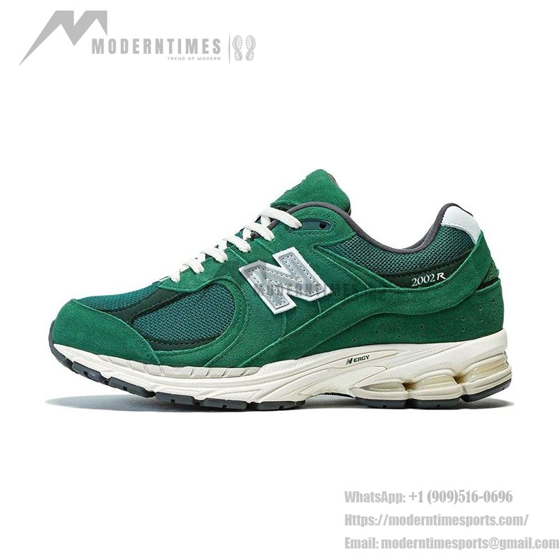 New Balance 2002R Suede Pack Forest Green M2002RHB – スタイリッシュで快適なスニーカー New Balance 2002R Suede Pack Forest Green M2002RHB スニーカー – スエードとメッシュデザイン