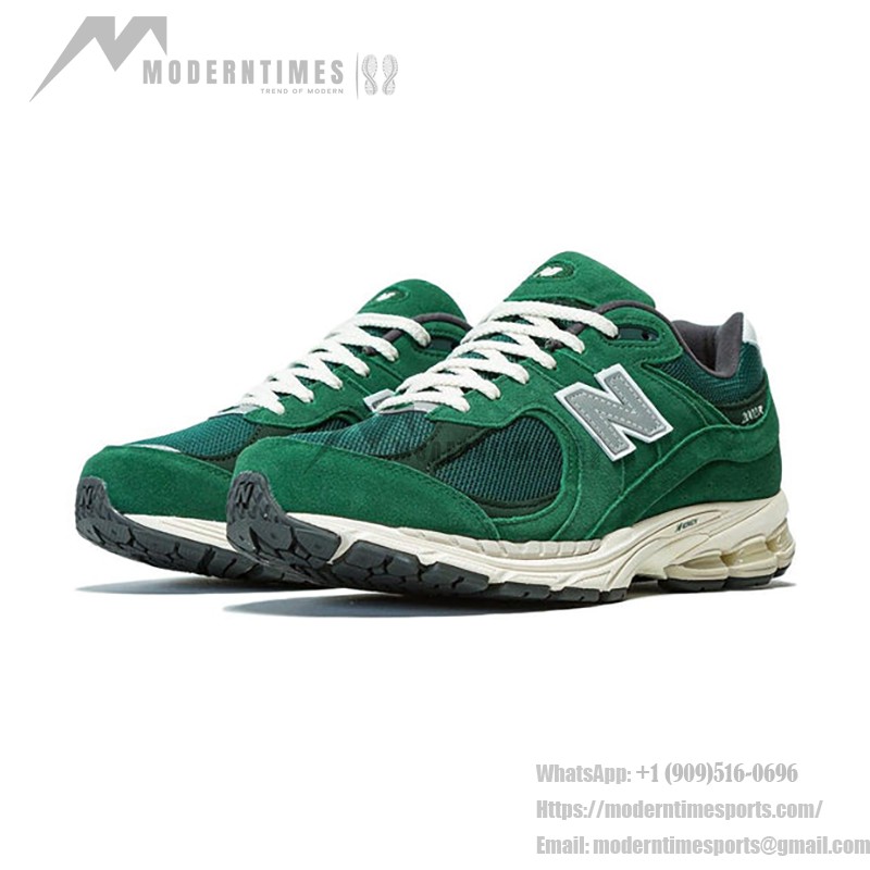 New Balance 2002R Suede Pack Forest Green M2002RHB – スタイリッシュで快適なスニーカー New Balance 2002R Suede Pack Forest Green M2002RHB スニーカー – スエードとメッシュデザイン
