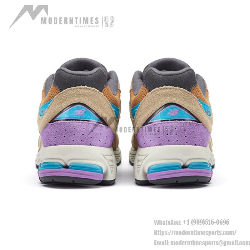 New Balance 2002R x J.Crew Incense M2002RWA – スタイリッシュで快適なスニーカー New Balance 2002R x J.Crew Incense M2002RWA スニーカー – スエードとメッシュデザイン
