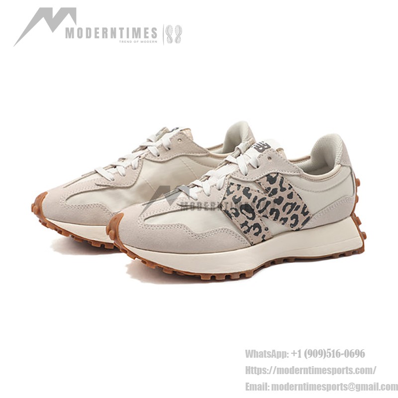 New Balance 327 Animal Pack Leopard MS327ANA レトロ スニーカー New Balance 327 Animal Pack Leopard MS327ANA Retro Sneakers メンズ・レディース用