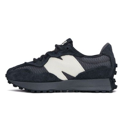 New Balance 327 Black Grey U327WVE レトロ スニーカー | ユニセックス カジュアル ランニングシューズ