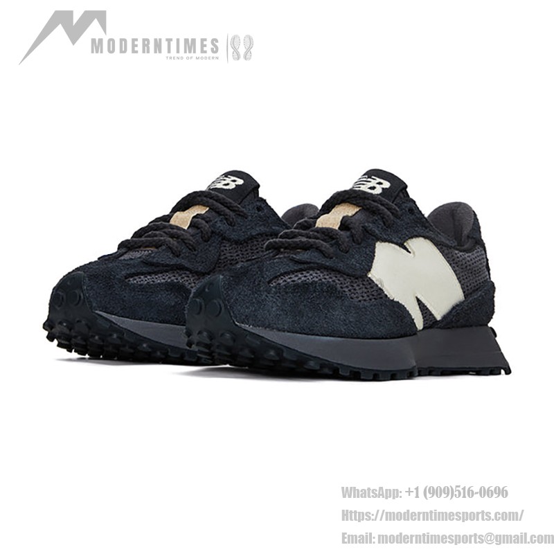 New Balance 327 Black Grey U327WVE レトロ スニーカー New Balance 327 Black Grey U327WVE Retro Sneakers メンズ・レディース用