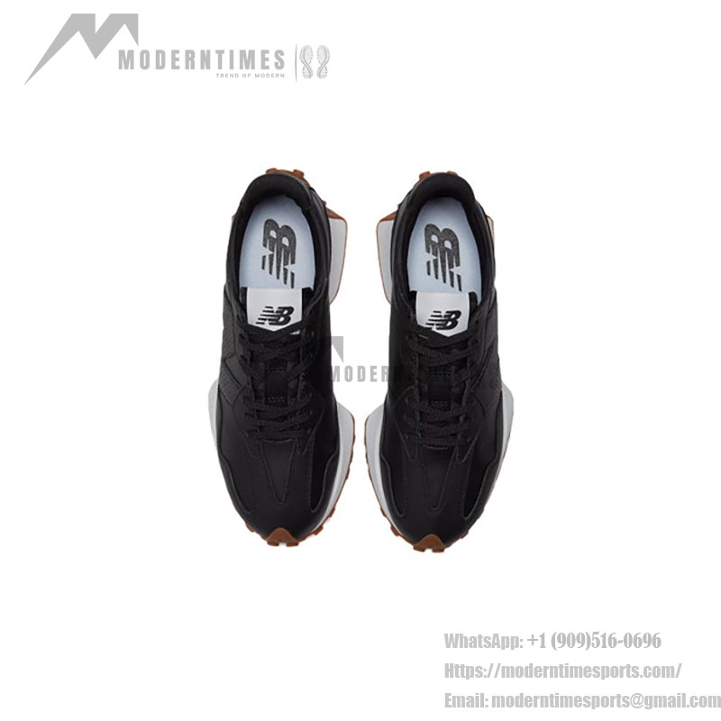 New Balance 327 MS327LH ブラック シーソルト レトロランニングシューズ New Balance 327 MS327LH ブラック シーソルト レトロランニングシューズ