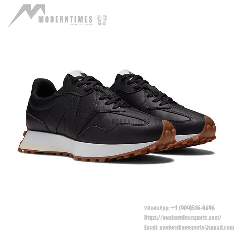 New Balance 327 MS327LH ブラック シーソルト レトロランニングシューズ New Balance 327 MS327LH ブラック シーソルト レトロランニングシューズ