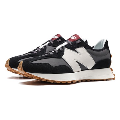 New Balance 327 Black WS327KC レトロ スニーカー | ユニセックス カジュアル ランニングシューズ
