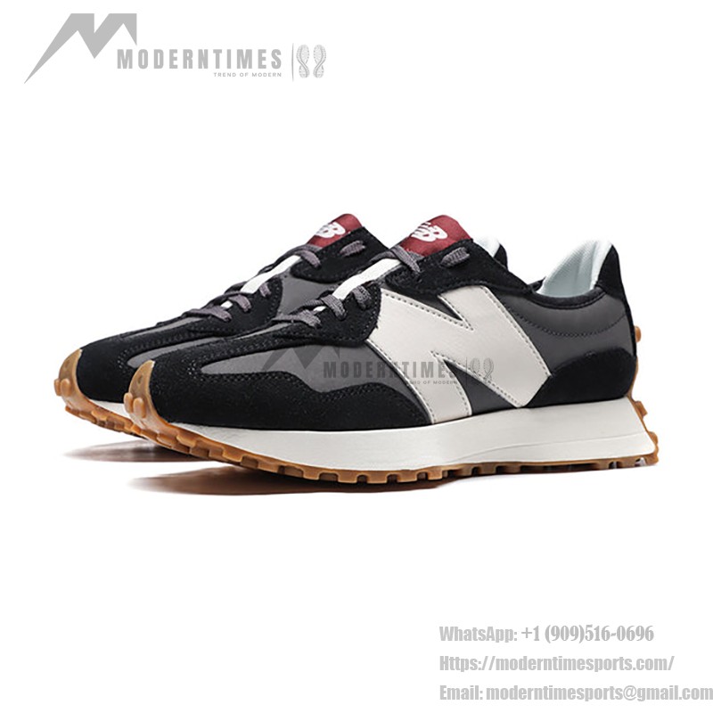 New Balance 327 Black WS327KC レトロ スニーカー New Balance 327 Black WS327KC Retro Sneakers メンズ・レディース用