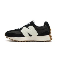 New Balance 327 Black White Gum WS327BL レトロ スニーカー | ユニセックス カジュアル ランニングシューズ
