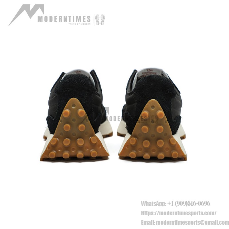 New Balance 327 Black White Gum WS327BL レトロ スニーカー New Balance 327 Black White Gum WS327BL Retro Sneakers メンズ・レディース用