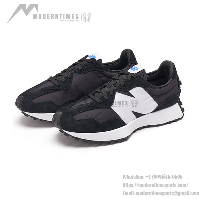 New Balance 327 MS327CPG ブラック ホワイト レトロランニングシューズ New Balance 327 MS327CPG ブラック ホワイト レトロランニングシューズ