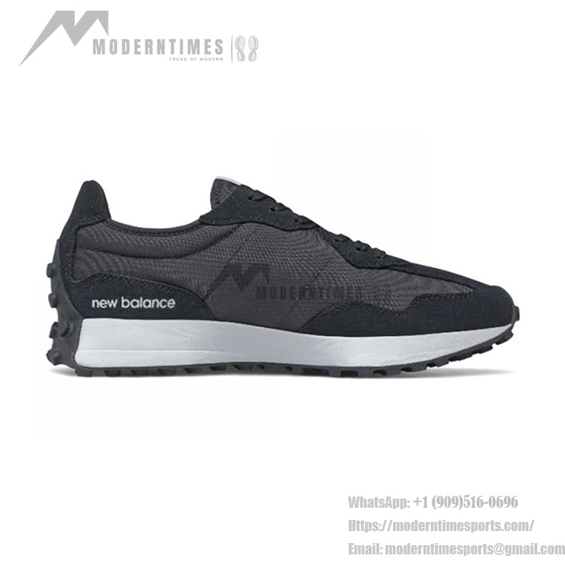 New Balance 327 MS327CPG ブラック ホワイト レトロランニングシューズ New Balance 327 MS327CPG ブラック ホワイト レトロランニングシューズ