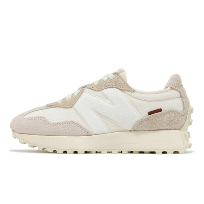 New Balance 327 Cream White MS327FG レトロ スニーカー | ユニセックス カジュアル ランニングシューズ