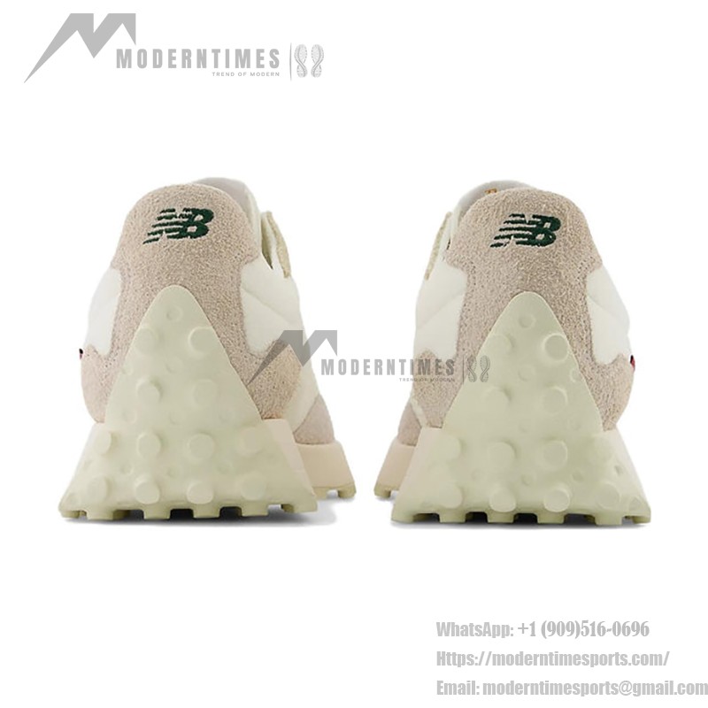 New Balance 327 Cream White MS327FG レトロ スニーカー New Balance 327 Cream White MS327FG Retro Sneakers メンズ・レディース用