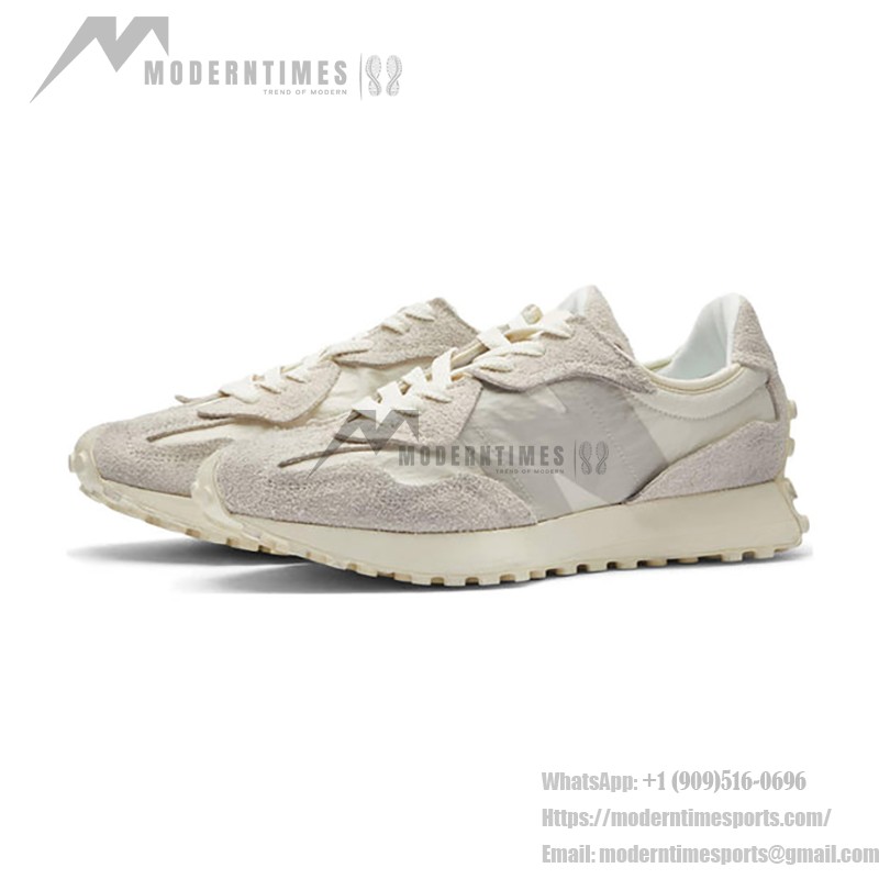 New Balance 327 Cream White U327WCC レトロ スニーカー New Balance 327 Cream White U327WCC Retro Sneakers メンズ・レディース用