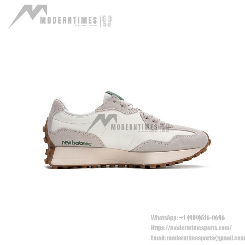 New Balance 327 MS327LX ベージュ ホワイト グリーン レトロランニングシューズ New Balance 327 MS327LX ベージュ ホワイト グリーン レトロランニングシューズ