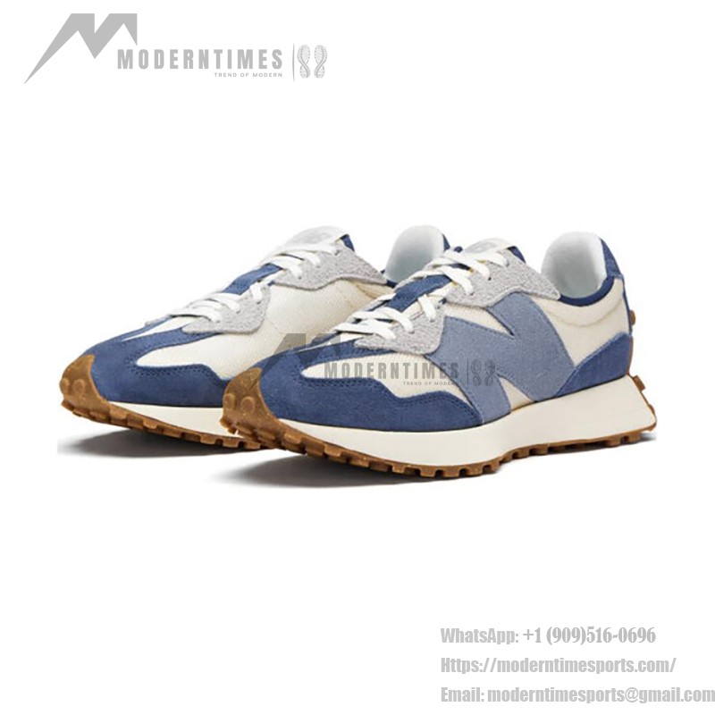 New Balance 327 MS327RD ダークブルー ライトグレー レトロランニングシューズ New Balance 327 MS327RD ダークブルー ライトグレー レトロランニングシューズ