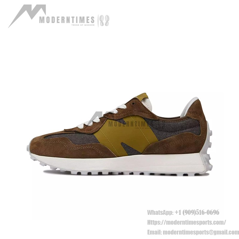 New Balance 327 MS327WPD ダークアース グレー オリーブグリーン レトロランニングシューズ New Balance 327 MS327WPD ダークアース グレー オリーブグリーン レトロランニングシューズ