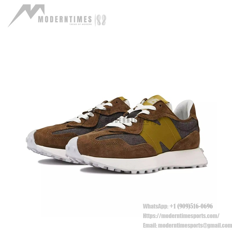 New Balance 327 MS327WPD ダークアース グレー オリーブグリーン レトロランニングシューズ New Balance 327 MS327WPD ダークアース グレー オリーブグリーン レトロランニングシューズ