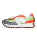 New Balance 327 MS327SFA フルオレッセントグリーン オレンジ グレー レトロランニングシューズ New Balance 327 MS327SFA フルオレッセントグリーン オレンジ グレー レトロランニングシューズ