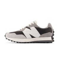 New Balance 327 Grey Black White MS327OD レトロ スニーカー | ユニセックス カジュアル ランニングシューズ