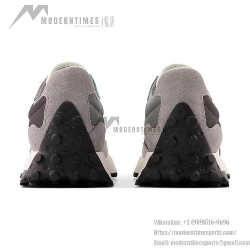 New Balance 327 Grey Black White MS327OD レトロ スニーカー New Balance 327 Grey Black White MS327OD Retro Sneakers メンズ・レディース用