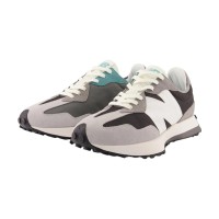 New Balance 327 Grey Black White MS327OD レトロ スニーカー | ユニセックス カジュアル ランニングシューズ