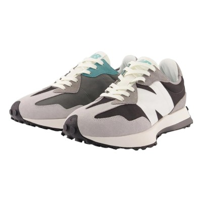 New Balance 327 Grey Black White MS327OD レトロ スニーカー | ユニセックス カジュアル ランニングシューズ