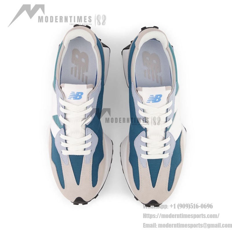 New Balance 327 MS327ST グレー グリーン レトロランニングシューズ New Balance 327 MS327ST グレー グリーン レトロランニングシューズ